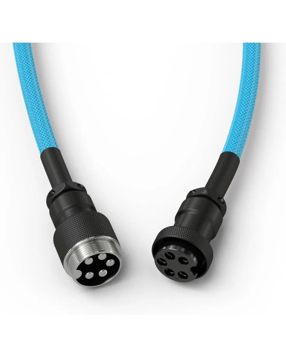 Kabl Glorious Coiled Cable USB-C - Electric Blue 