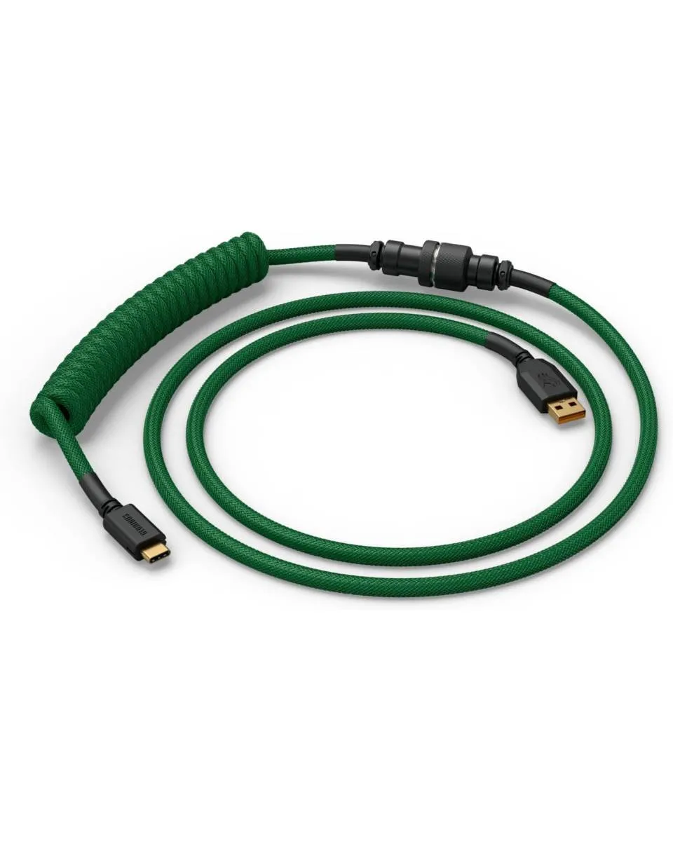 Kabl Glorious Coiled Cable USB-C - Forest Green 