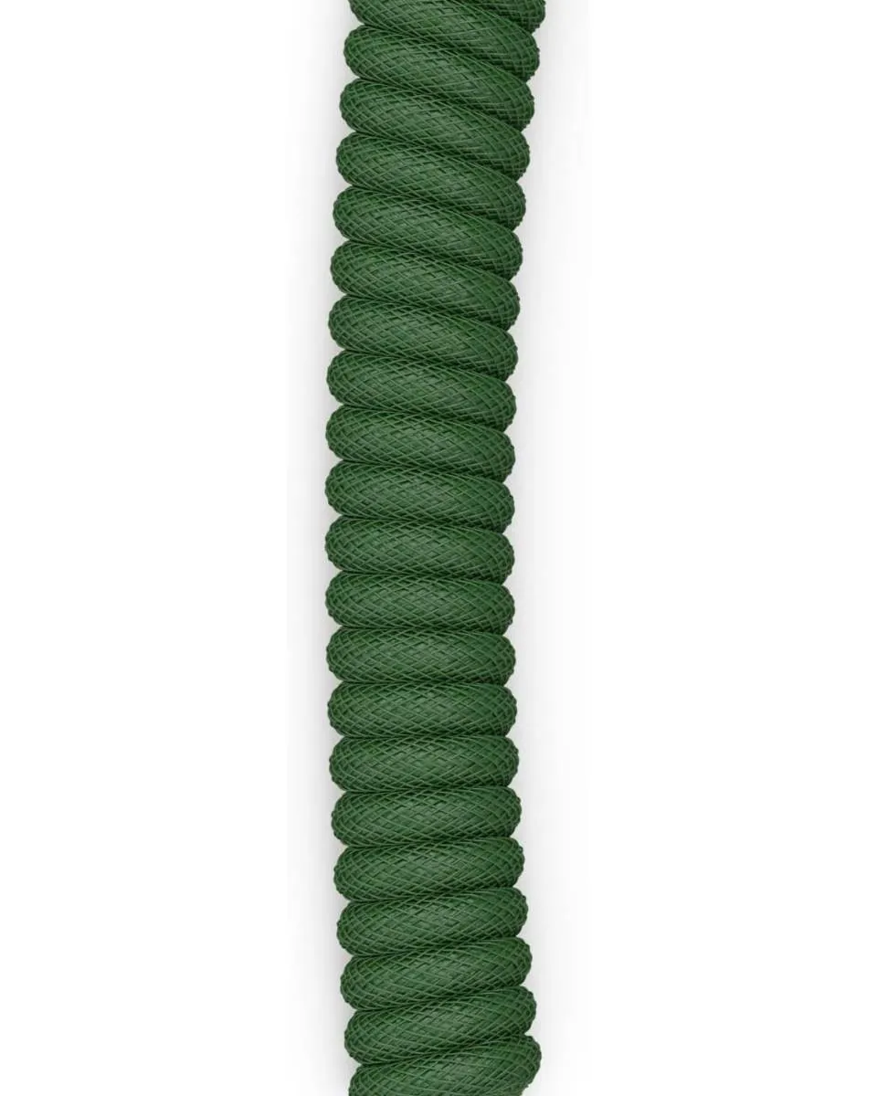Kabl Glorious Coiled Cable USB-C - Forest Green 