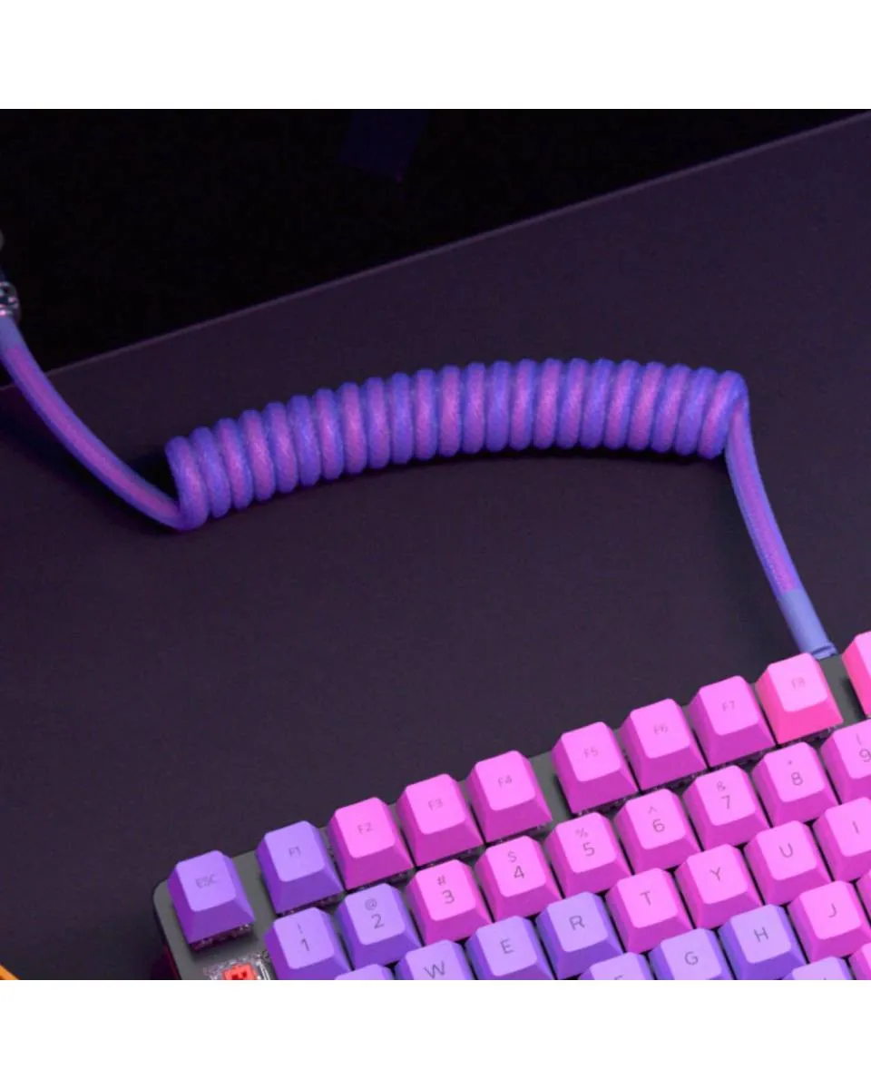 Kabl Glorious Coiled Cable USB-C - Nebula 