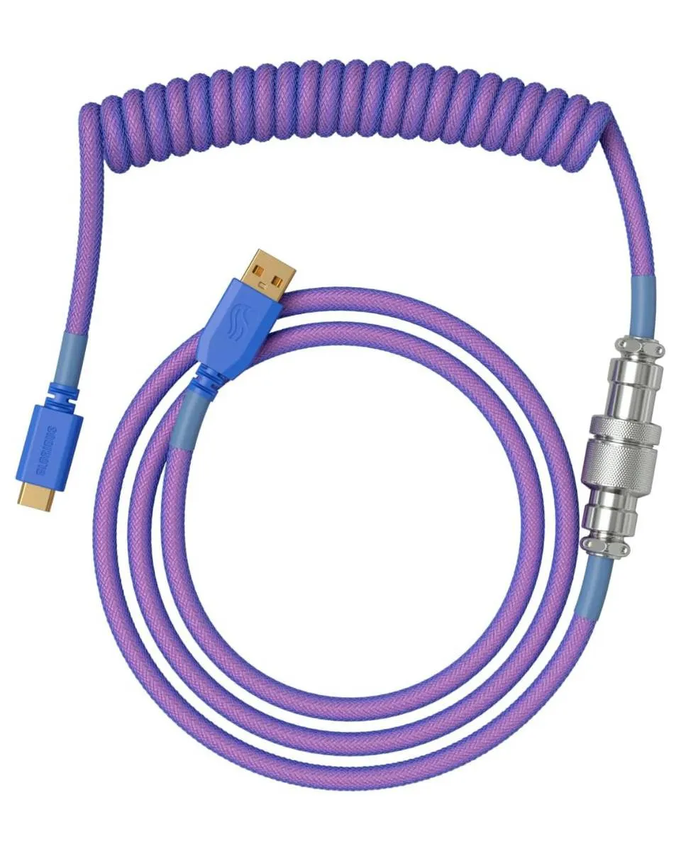Kabl Glorious Coiled Cable USB-C - Nebula 