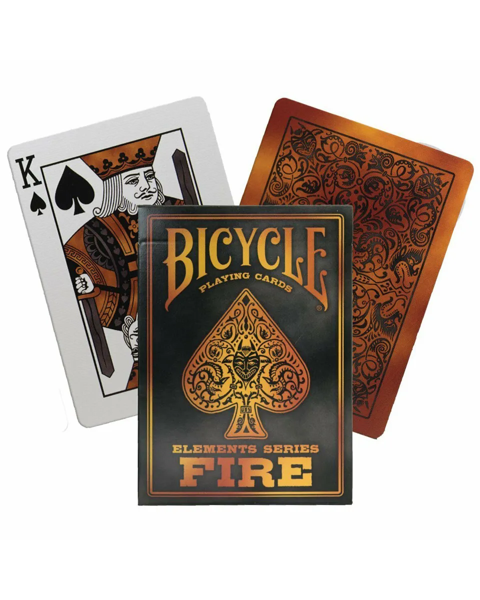 Karte Bicycle Creatives - Elements Series Fire - Playing Cards 