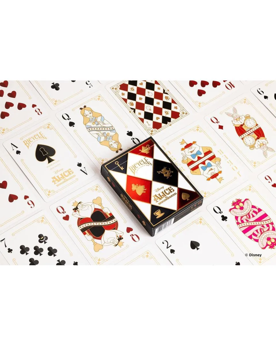 Karte Bicycle Disney - Alice in Wonderland - Playing Cards 