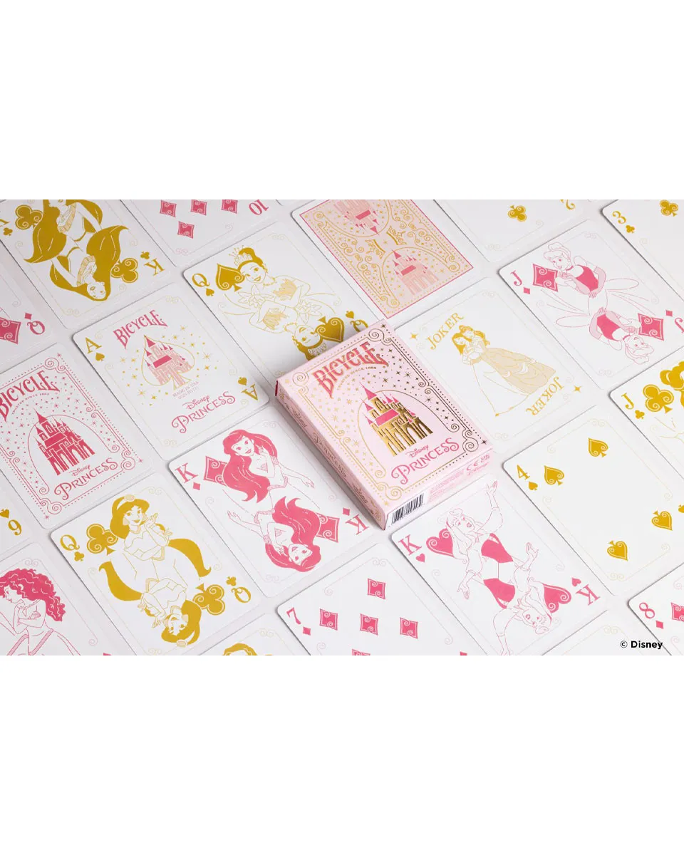 Karte Bicycle Disney - Princess Pink & Navy - Playing Cards 