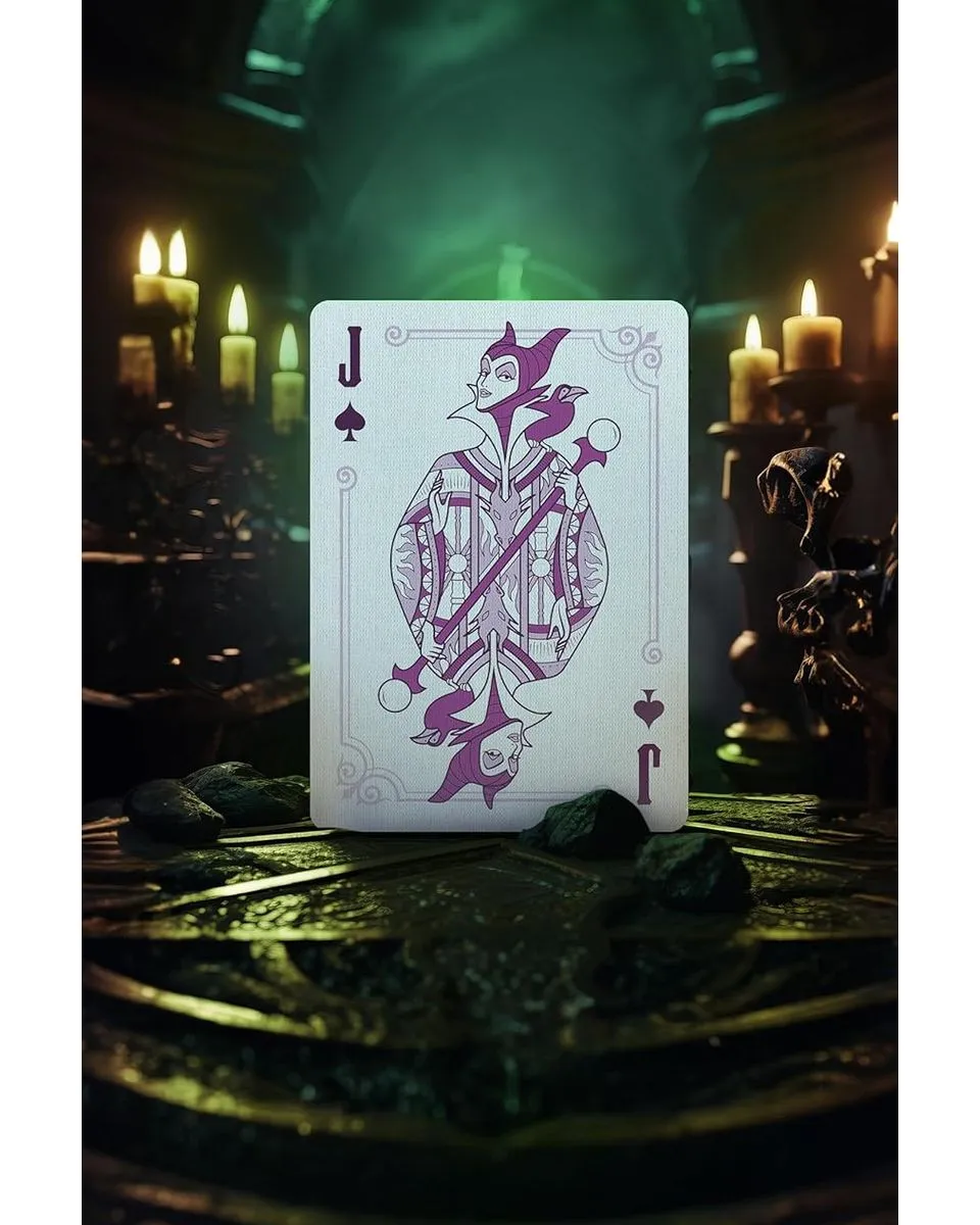 Karte Bicycle Disney - Purple & Green Villians  - Playing Cards 