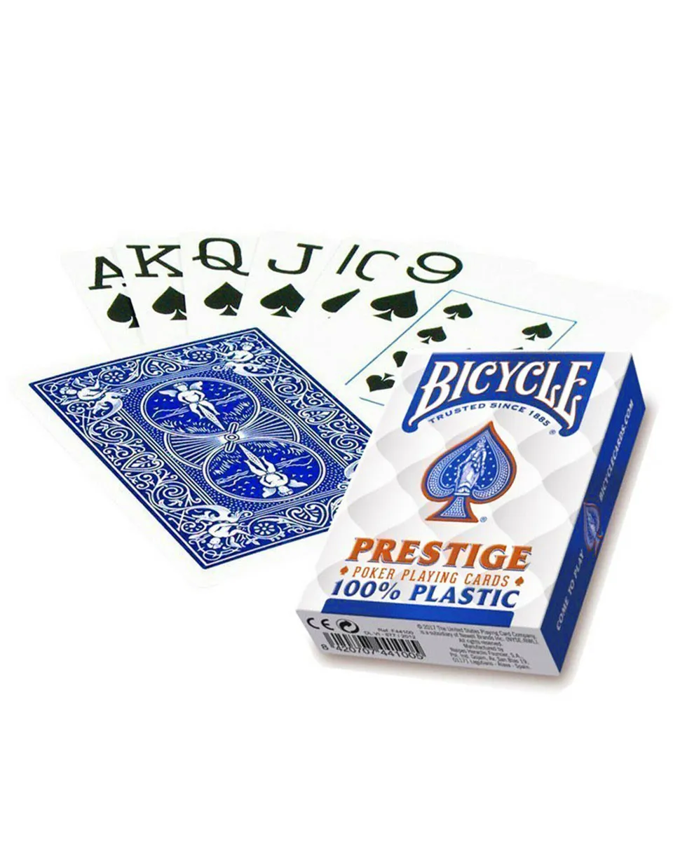 Karte Bicycle Prestige 100 Plastic Poker Playing Cards Games Online Shop