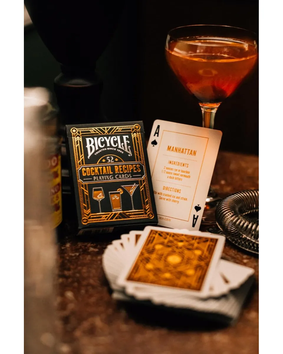 Karte Bicycle Ultimates - Cocktail Recipes - Playing Cards 