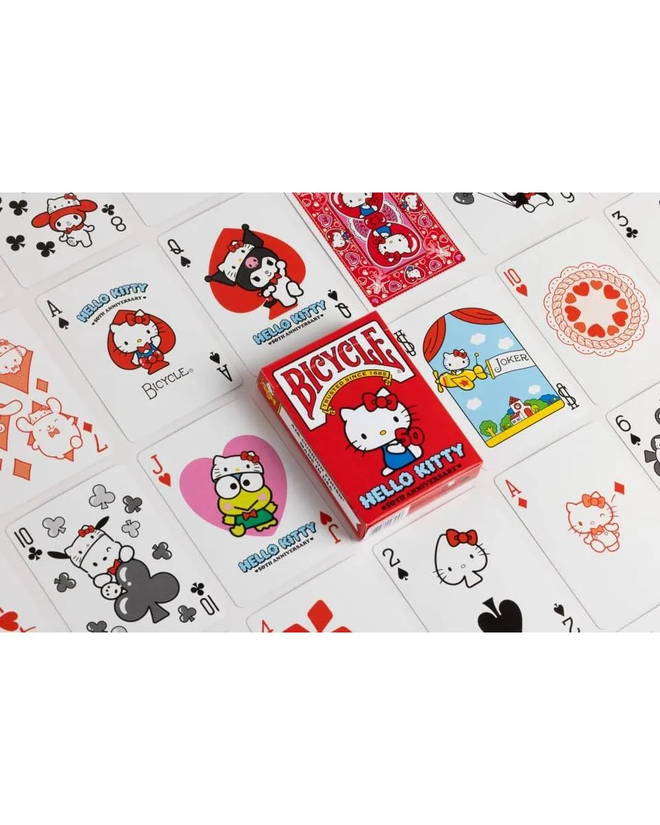 Karte Bicycle Ultimates - Hello Kitty - 50th Anniversary 
