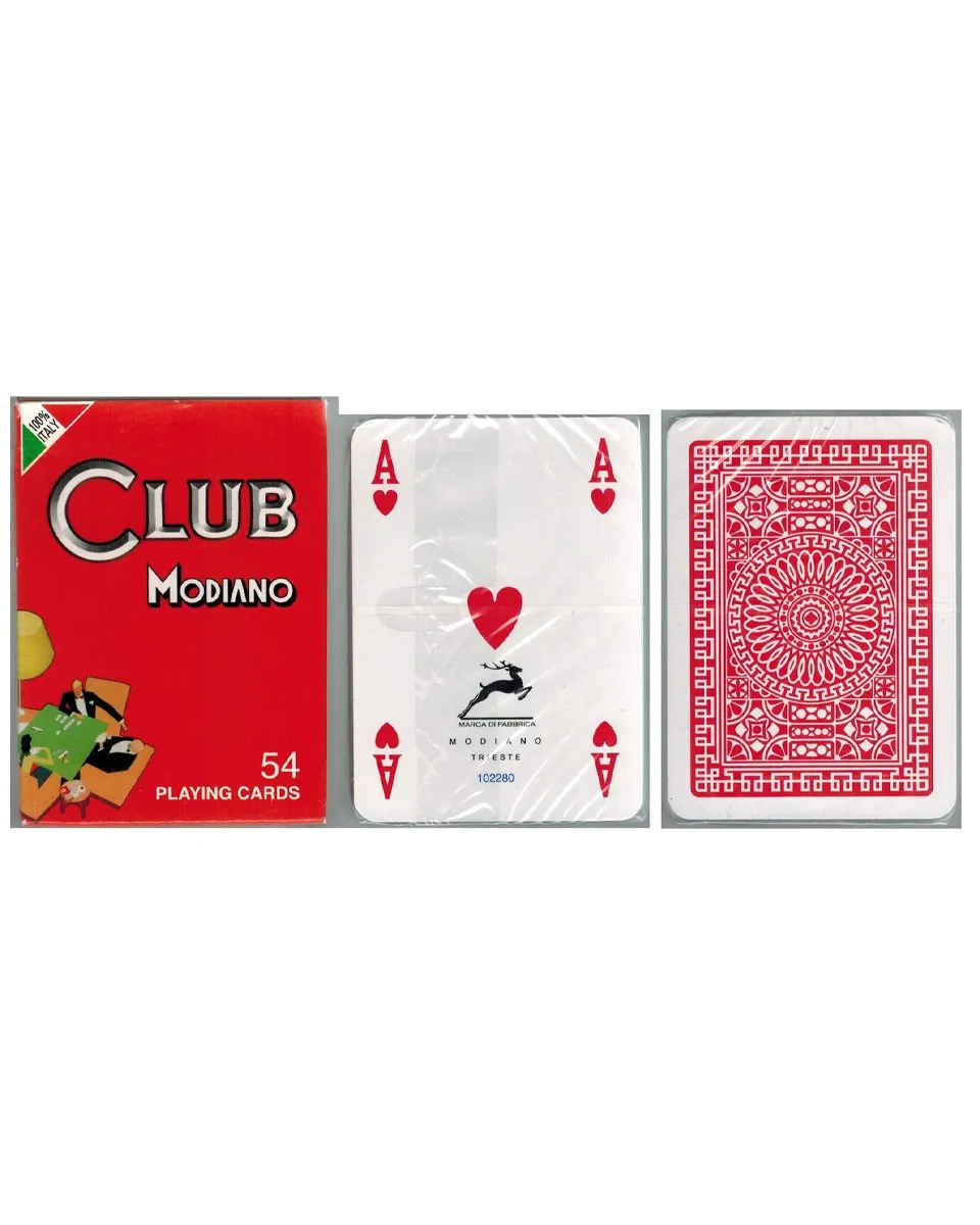 Karte Modiano - Club - Red 