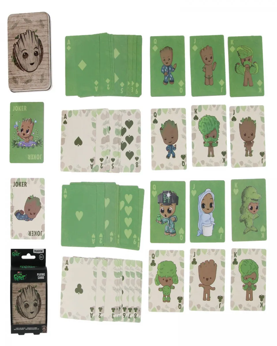 Karte Paladone Guardians Of The Galaxy Groot Playing Cards 