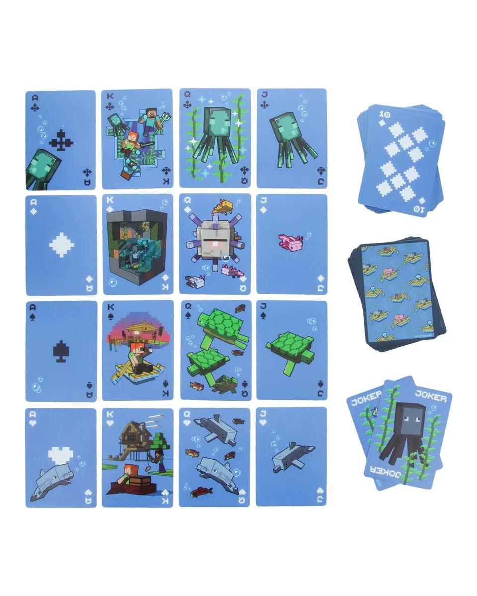 Karte Paladone - Minecraft - Waterproof Playing Cards 