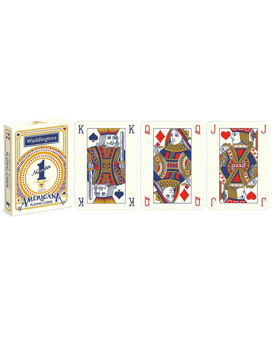 Karte Waddingtons No. 1 - Americana - Playing Cards 