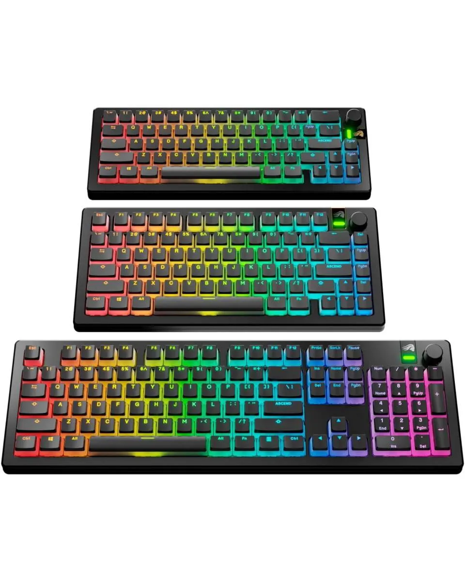 Keycaps Glorious Aura V3 - Black 