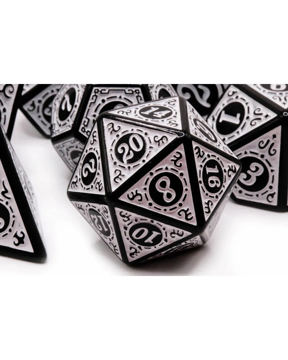 Kockice Q Workshop - Metal Steampunk Dice Set (7) 