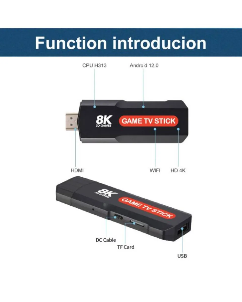 Konzola Nikeda Retro Q9 MAX TV Stick 