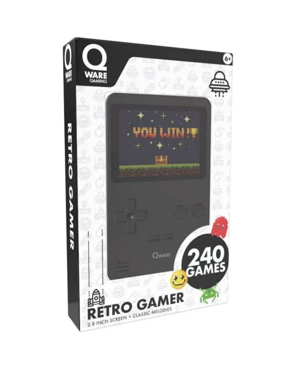 Konzola Quare Retro Gamer 240 - Black 