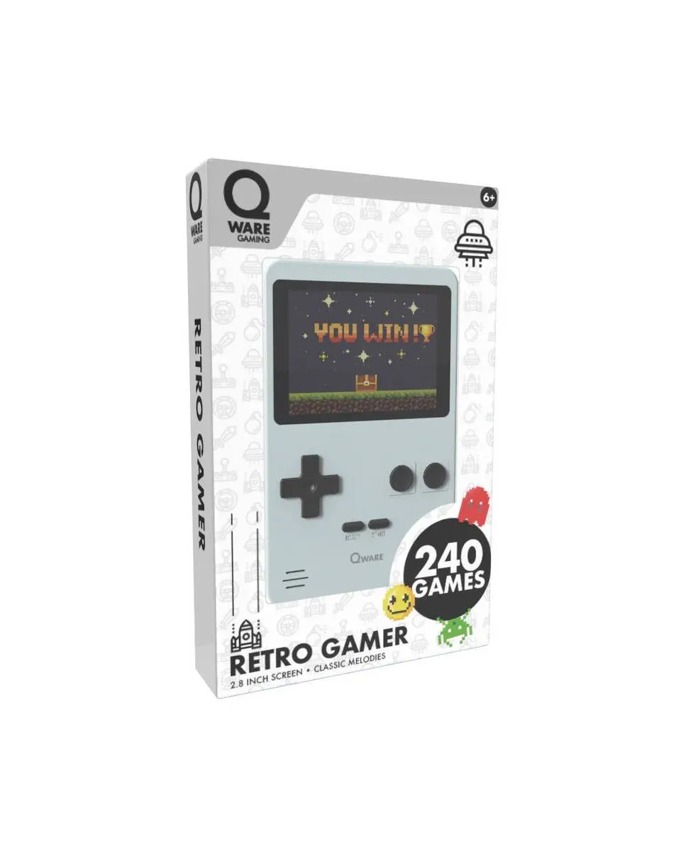 Konzola Quare Retro Gamer 240 - Gray 