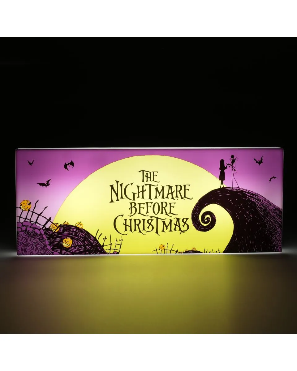 Lampa Nightmare Before Christmas Logo Light 