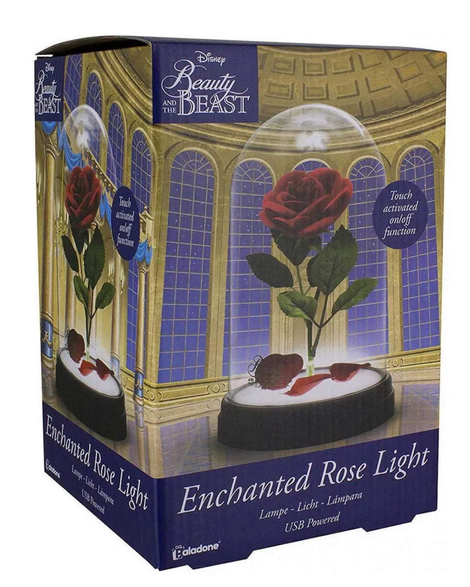 Lampa Paladone Beauty and the Beast - Enchanted Rose Light 