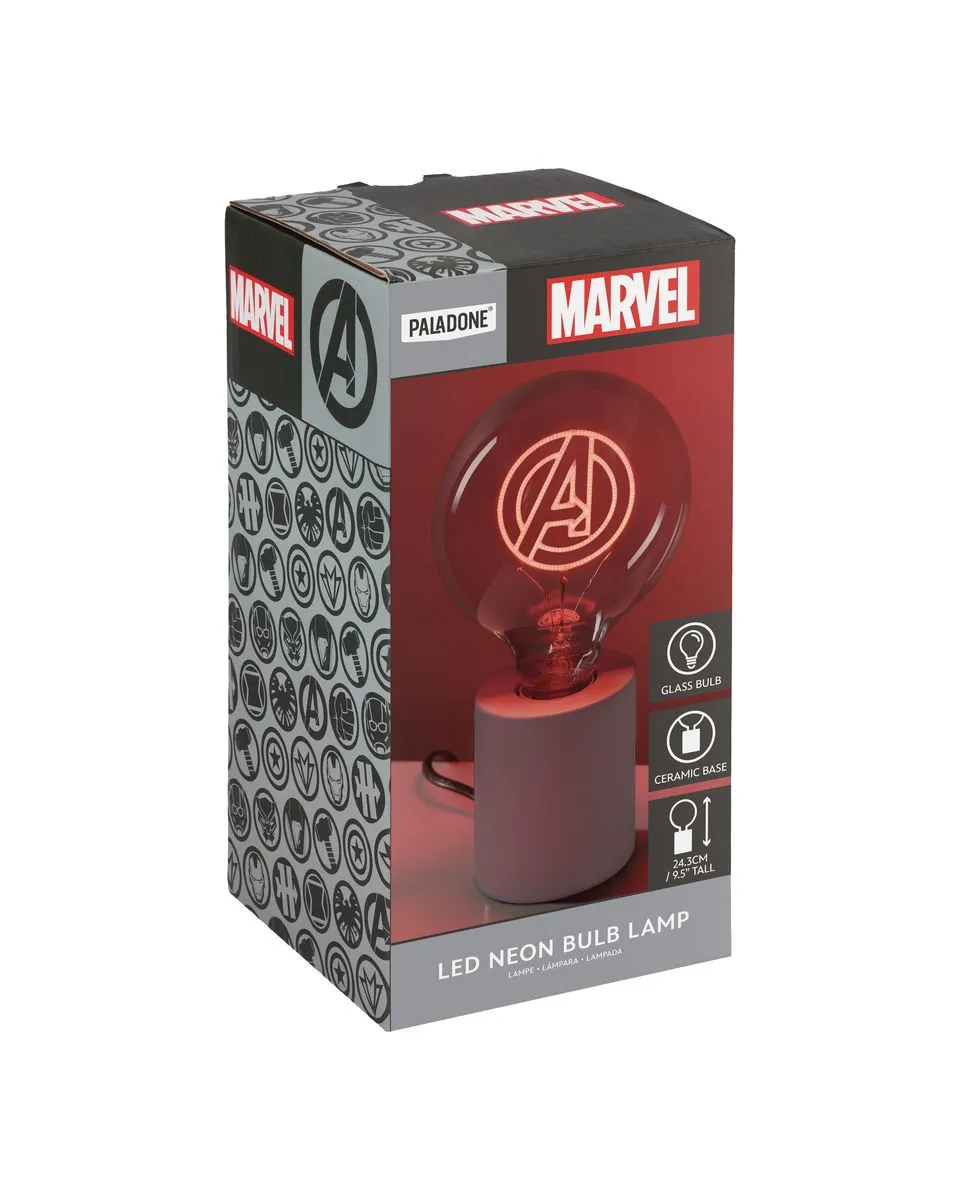 Lampa Paladone Marvel Avengers - LED Neon E27 