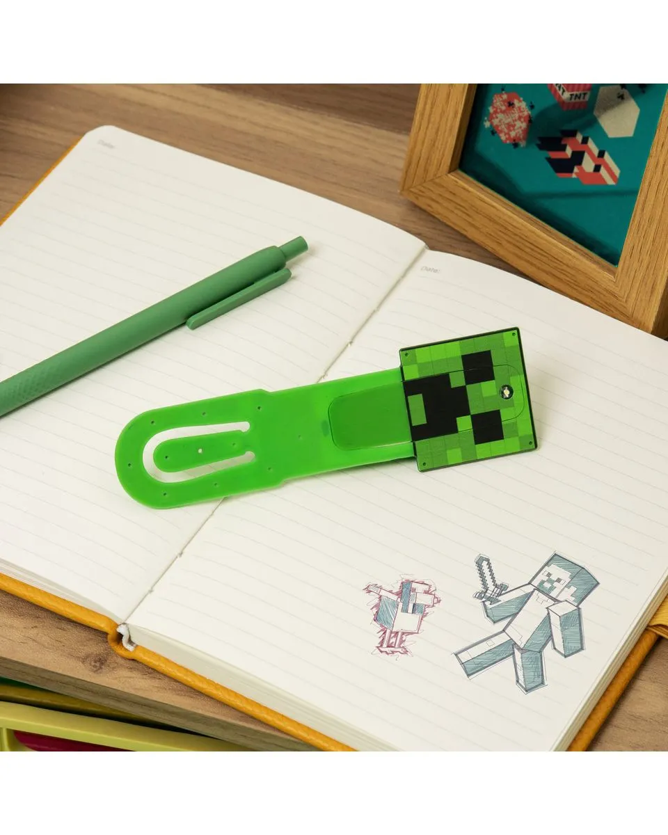 Lampa Paladone Minecraft - Creeper Book Light 