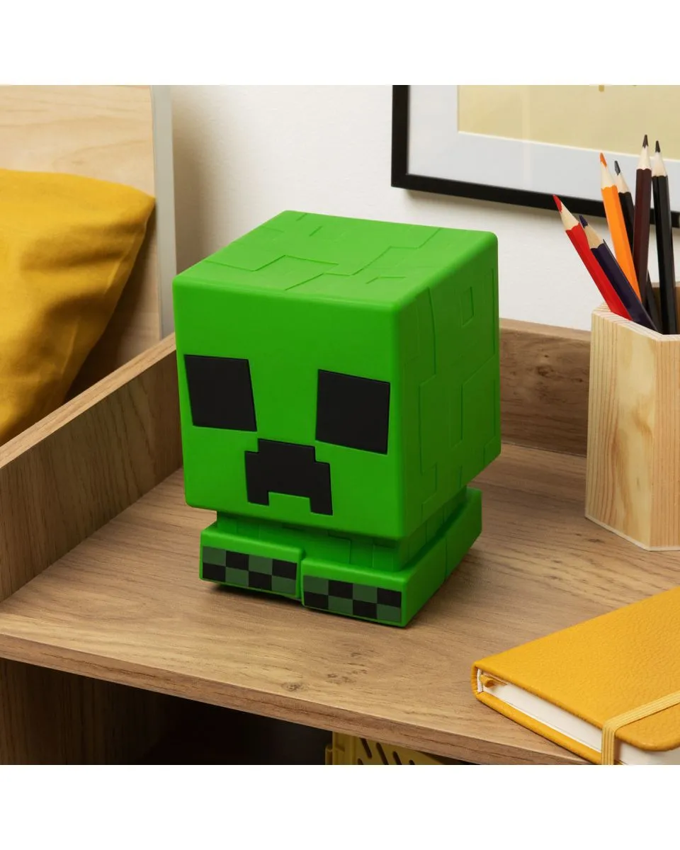 Lampa Paladone Minecraft - Creeper SquishyGlo Silicone Light Rechargeable 