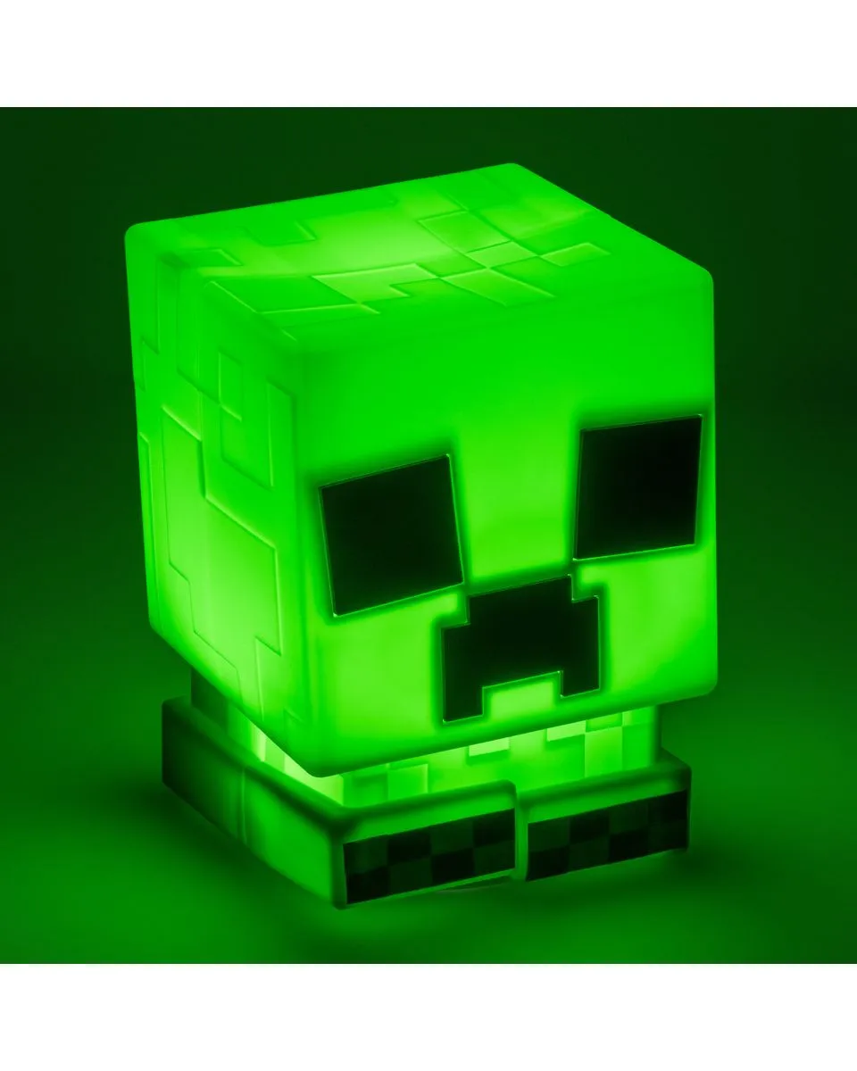 Lampa Paladone Minecraft - Creeper SquishyGlo Silicone Light Rechargeable 