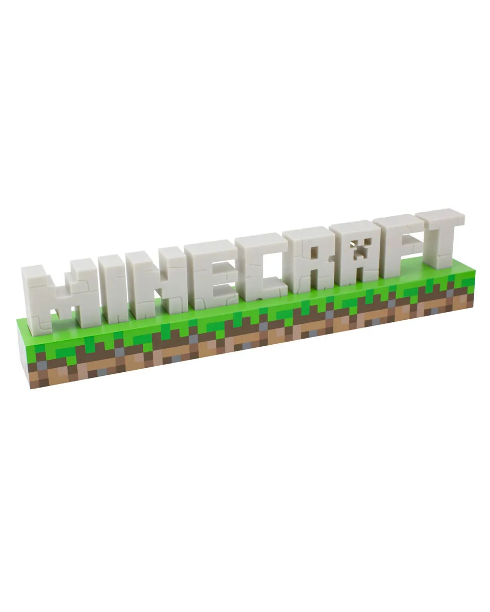 Lampa Paladone Minecraft - Logo Light 