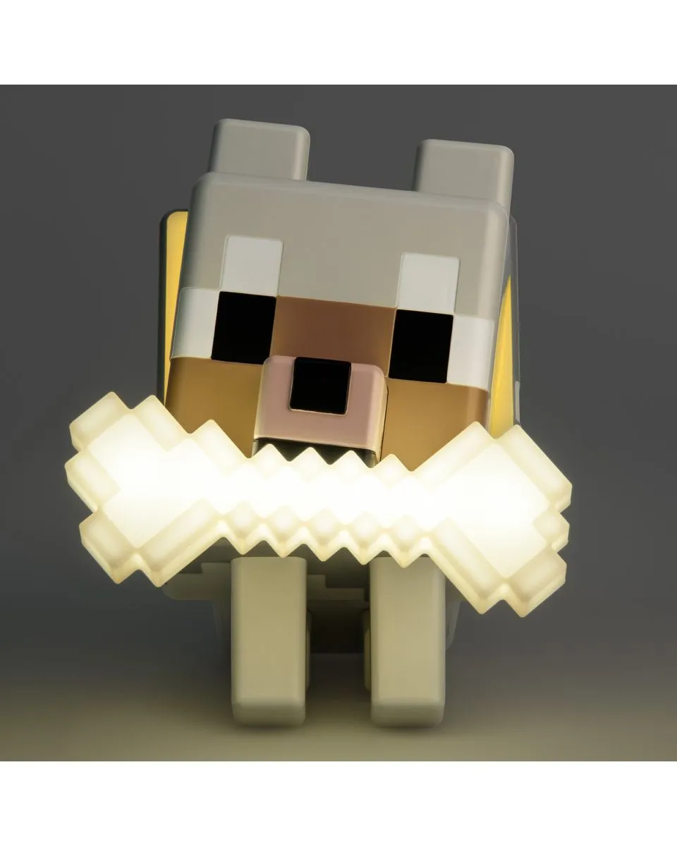 Lampa Paladone Minecraft - Wolf GloBuddies Light 