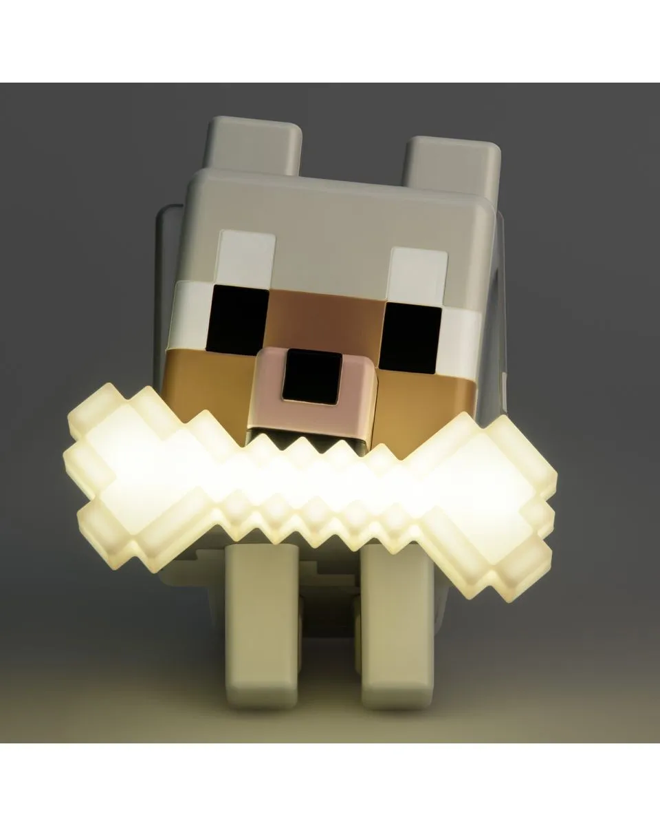 Lampa Paladone Minecraft - Wolf GloBuddies Light 