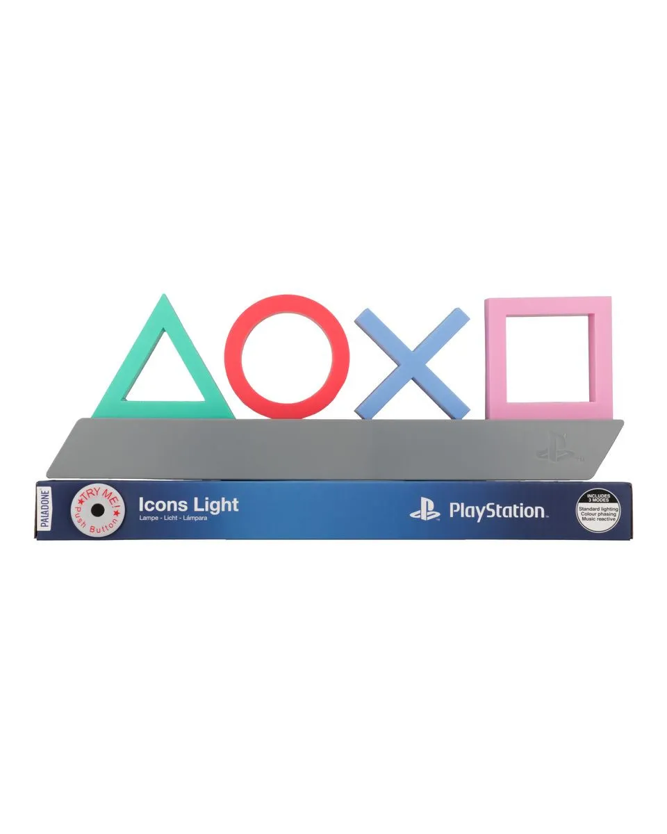 Lampa Paladone Playstation Icons Light Try Me 