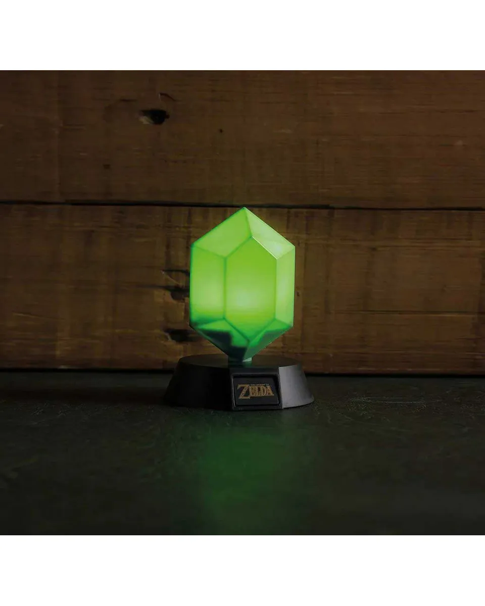 Lampa Paladone The Legend of Zelda - Green Rupee Light 