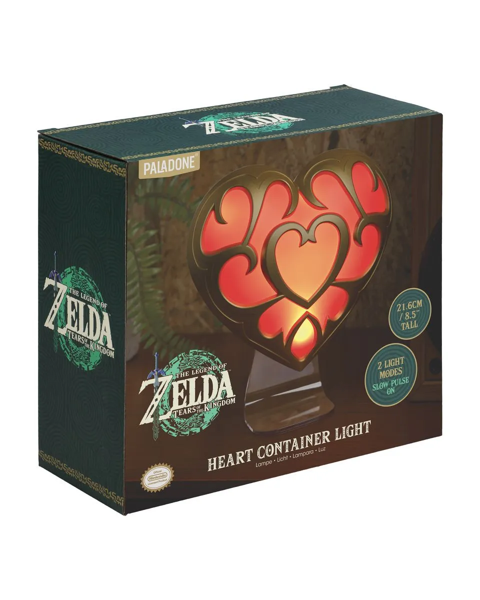 Lampa Paladone The Legend of Zelda Tears Of The Kingdom - Heart Container Light 