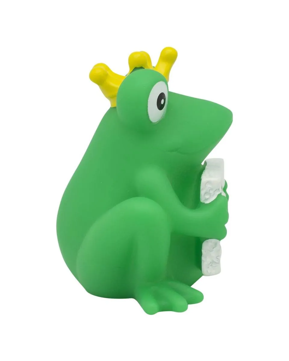 Lilalu Patkica - Frog with greeting sign 