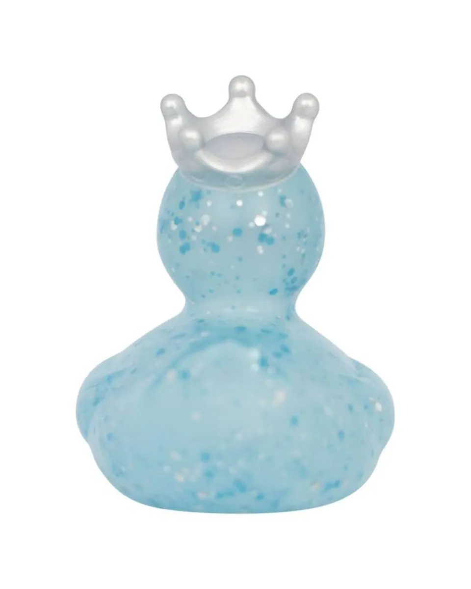Lilalu Patkica - Glitter With Crown Blue - Rubber Duck 