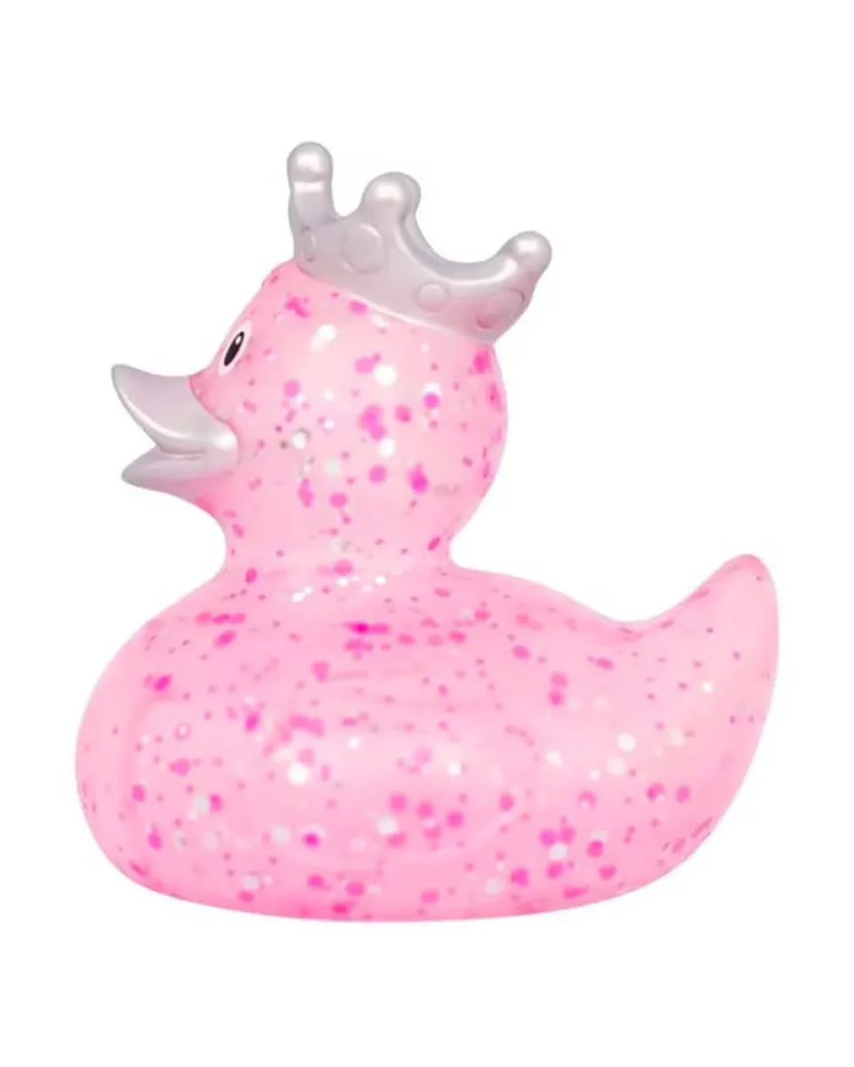 Lilalu Patkica - Glitter With Crown Pink - Rubber Duck 