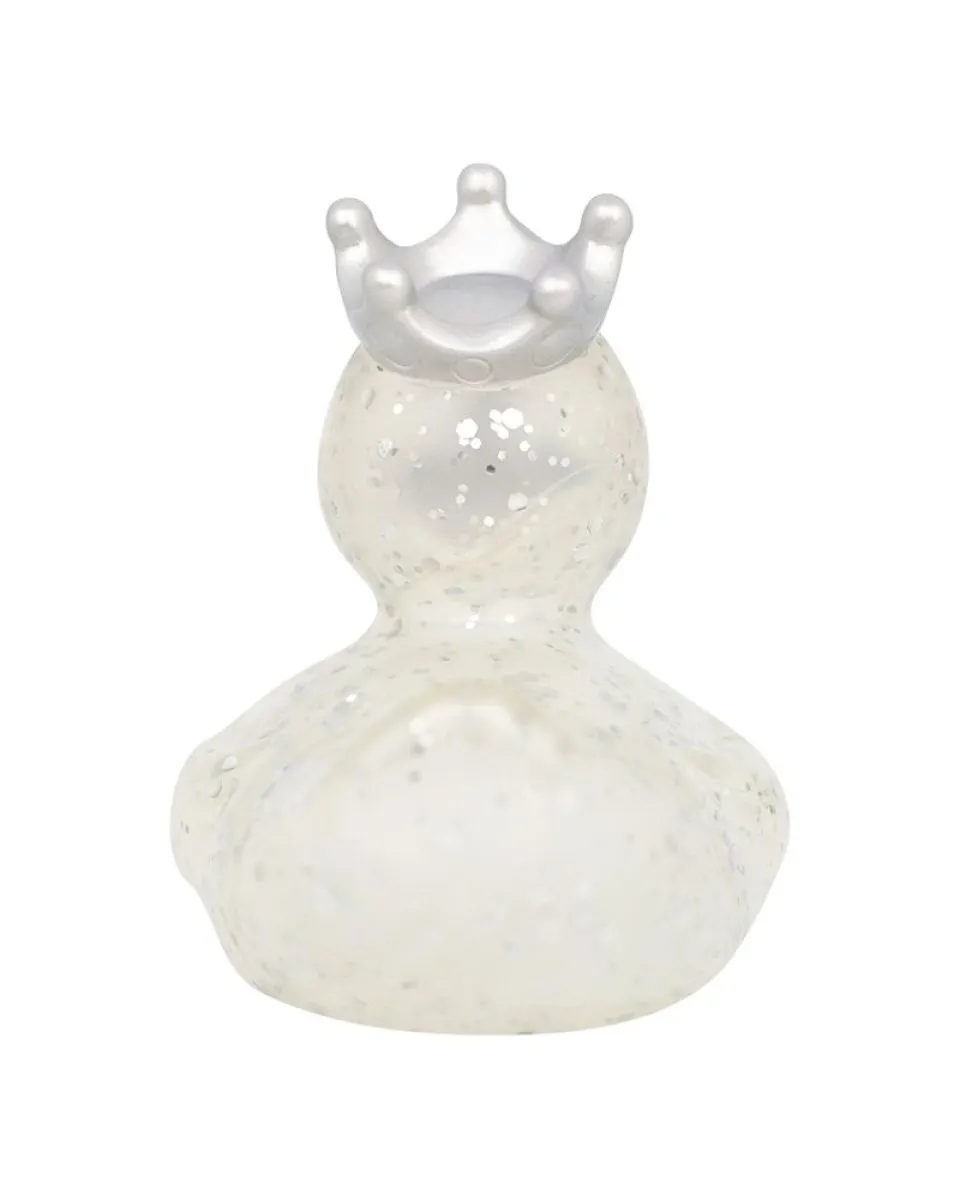 Lilalu Patkica - Glitter With Crown Silver - Rubber Duck 
