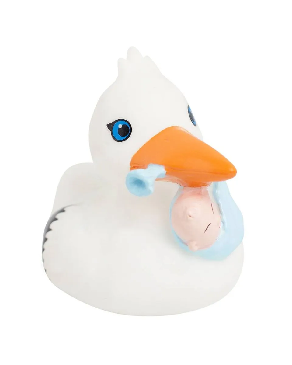 Lilalu Patkica - Stork - Rubber Duck with Baby 