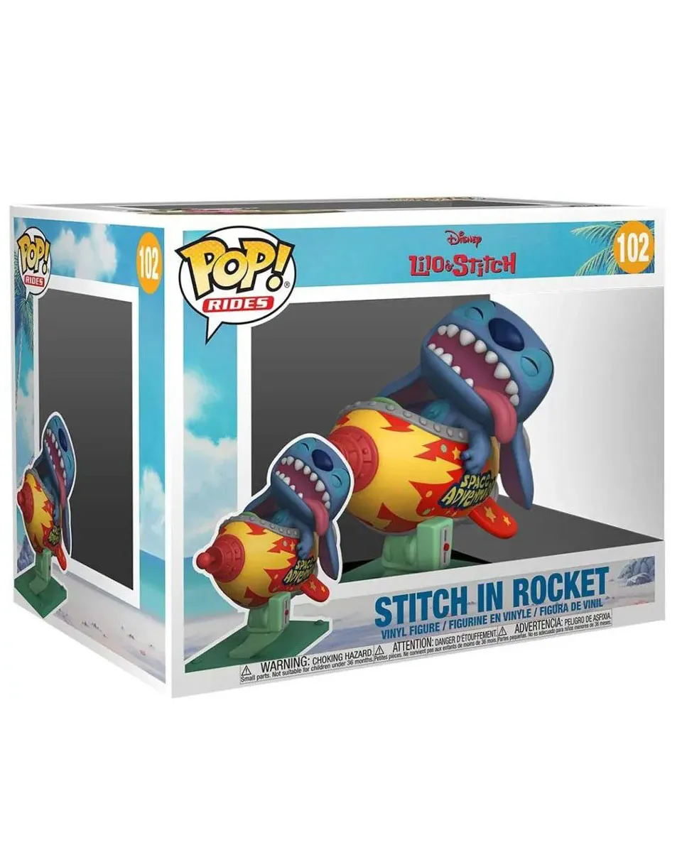 Bobble Figure Lilo & Stitch POP! - Stitch In Rocket 