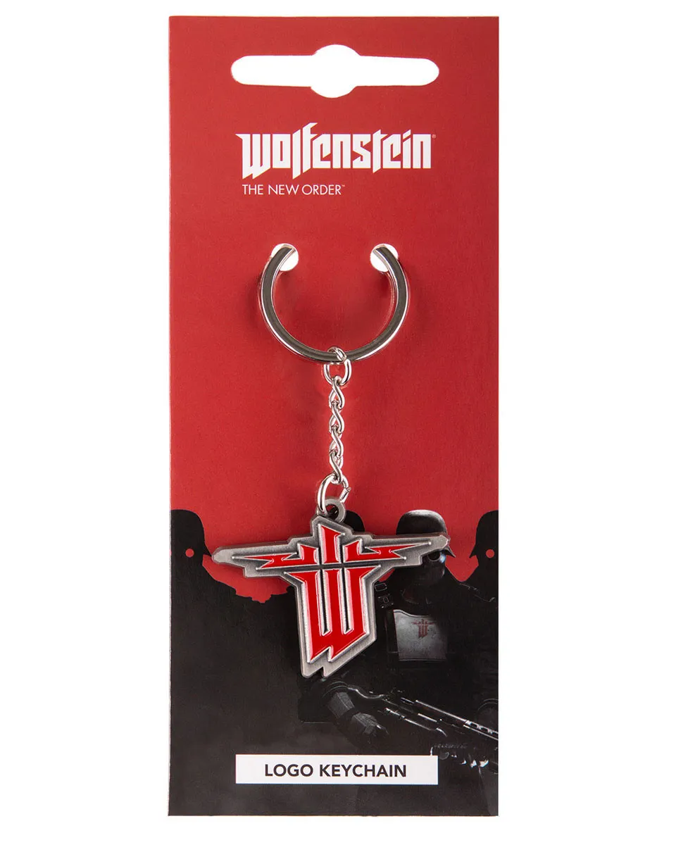 Privezak Wolfenstein - Classic Logo - Metal Keychain 