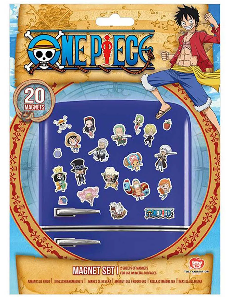 Magnet set One Piece - Chibi 