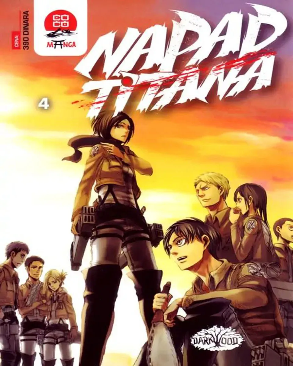 Manga Strip Attack on Titan - Napad Titana - 4 