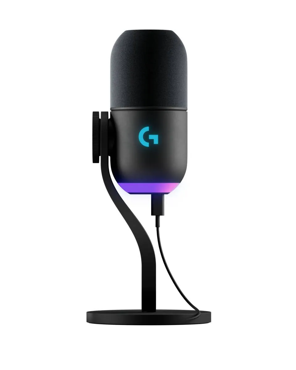 Mikrofon Logitech Yeti GX Black - Dynamic RGB Gaming Microphone with LIGHTSYNC 