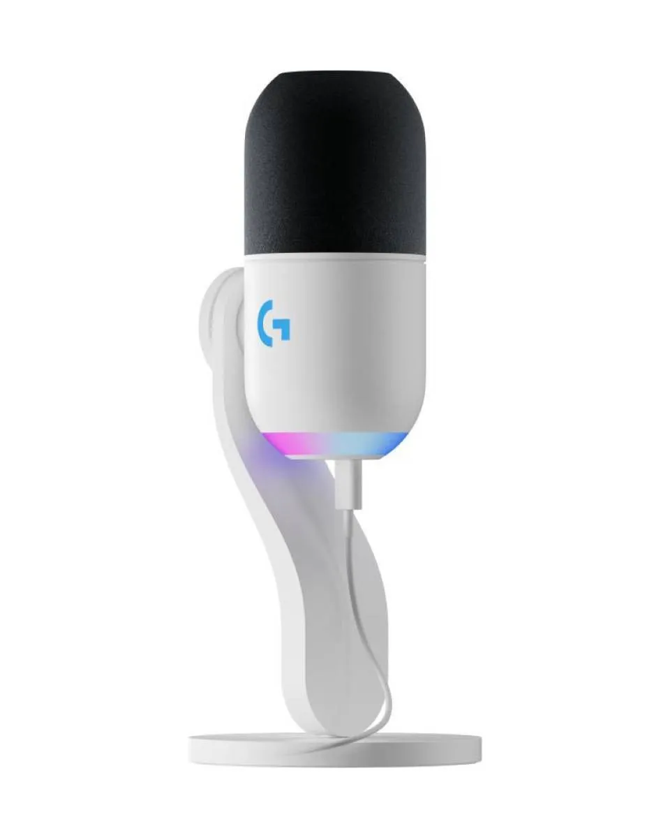 Mikrofon Logitech Yeti GX White - Dynamic RGB Gaming Microphone with LIGHTSYNC 