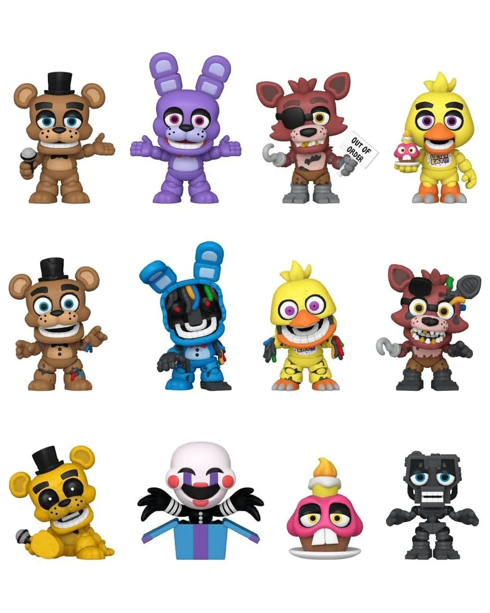 Mini Figure Funko - Five Nights at Freddy's 10th Anniversary - Mystery Minis 