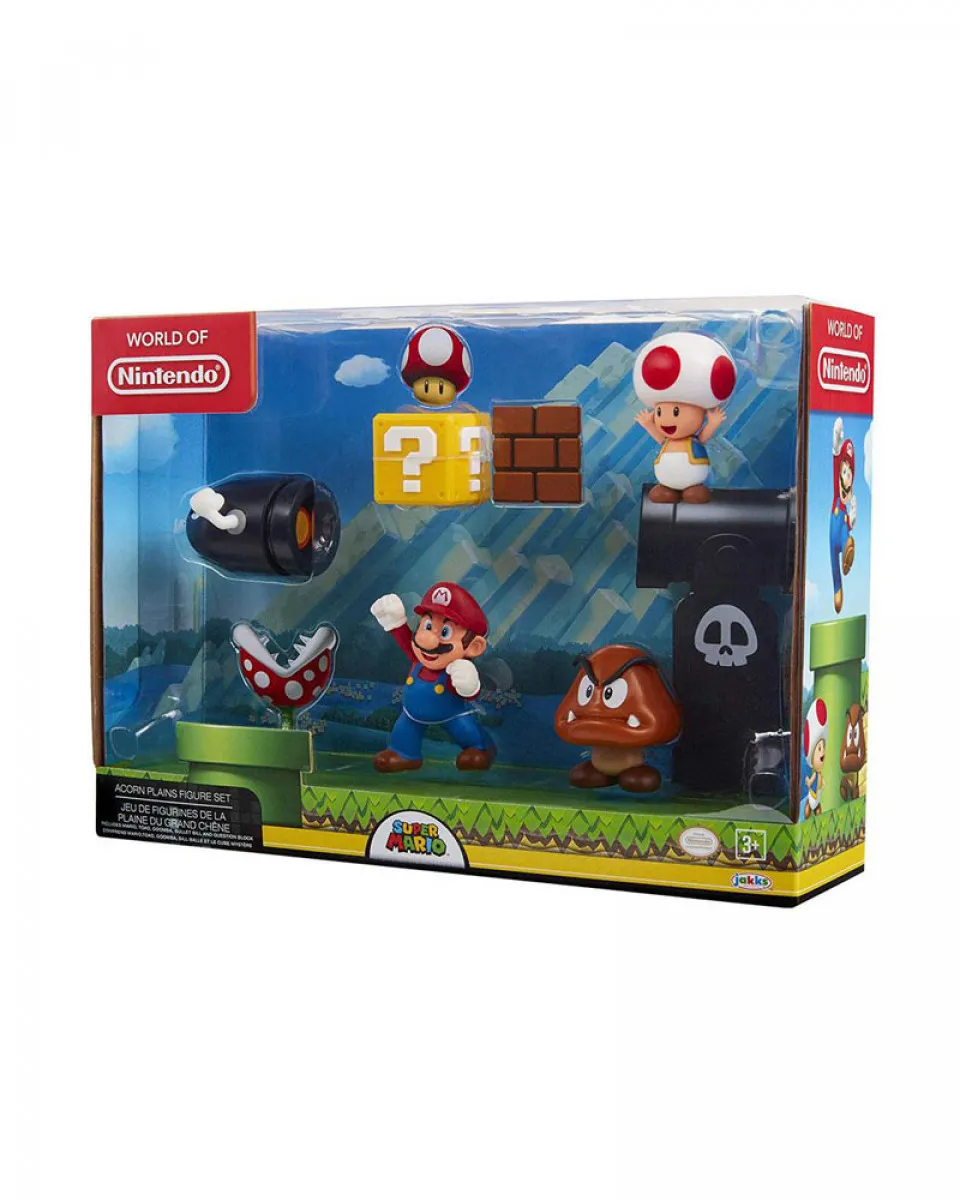 Mini Figure World of Nintendo - 5-Pack - Super Mario Bros. U Acorn Plains 