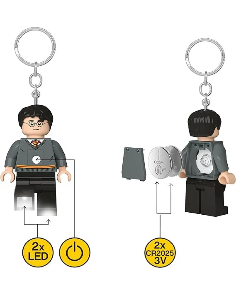 Mini-Flashlight with Keychains Lego Harry Potter - Harry Potter 