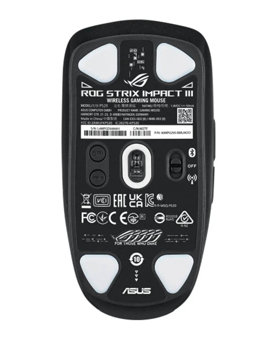 Miš Asus ROG STRIX Impact III Wireless - Black 