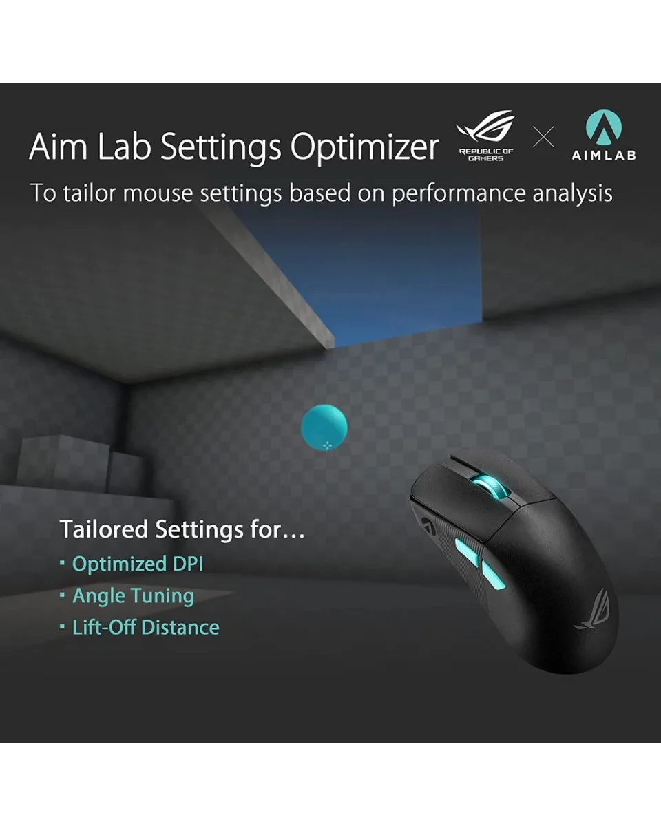 Miš Asus ROG Harpe Ace - Aim Lab Edition 