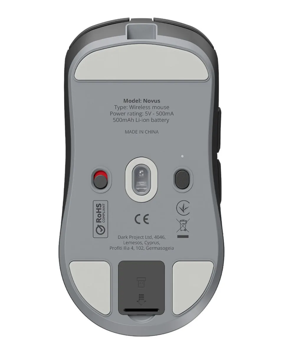Miš Dark Project Novus Wireless Mouse - Black/Grey 